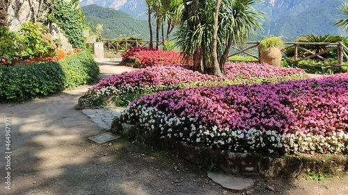 Ravello - Aiuola fiorita di Villa Rufolo photo