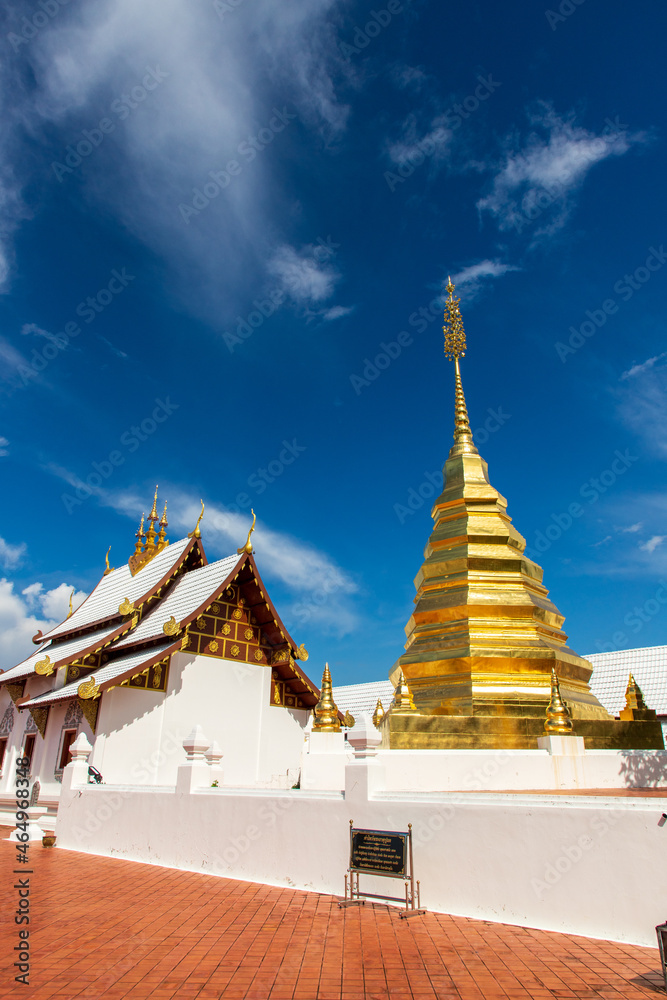 Fototapeta premium Thai temple in Phrae province in the northern region of Thailand