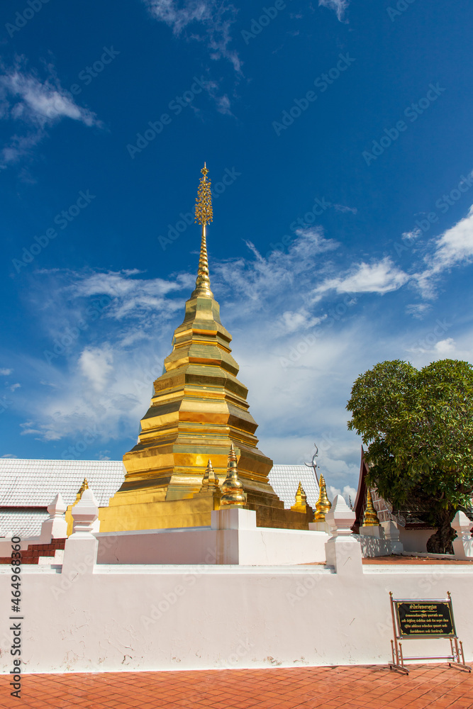 Fototapeta premium Thai temple in Phrae province in the northern region of Thailand