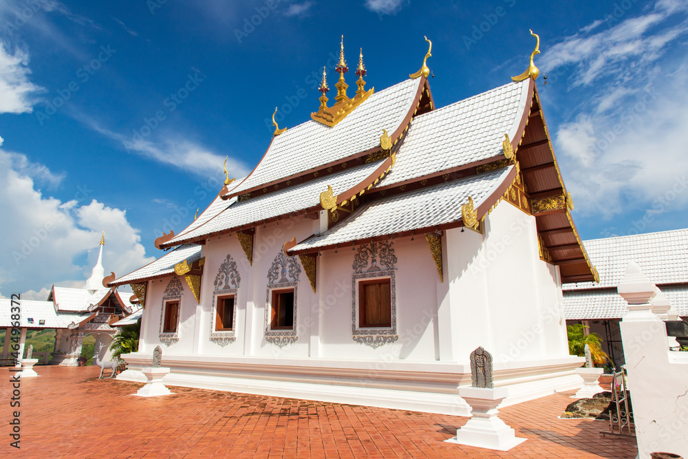Thai temple in Phrae province in the northern region of Thailand Thai temple in Phrae province in the northern region of Thailand