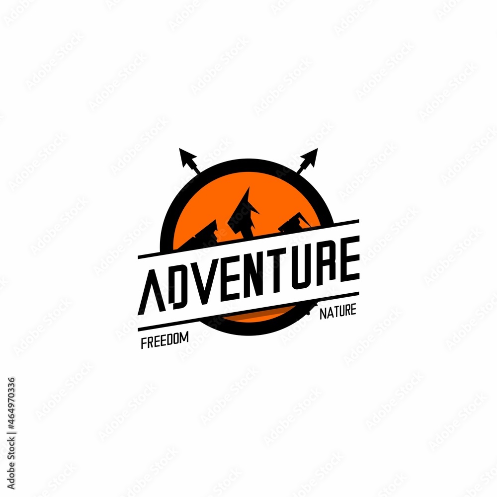 mountains and adventure logo illustration vector mountains and adventure logo illustration vector