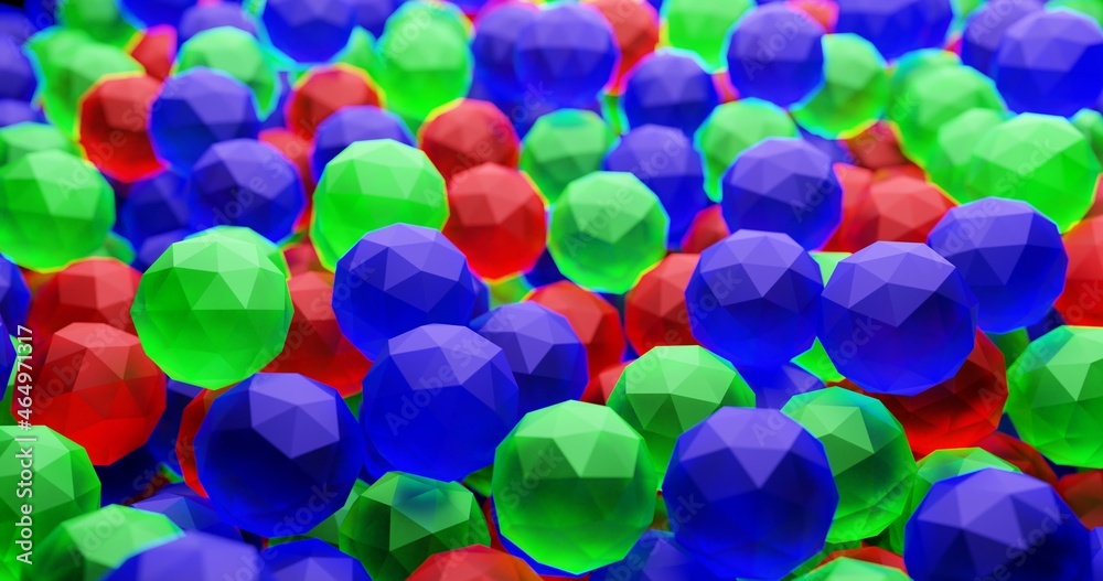 3d candy spheres dof depth of field 3d candy spheres dof depth of field