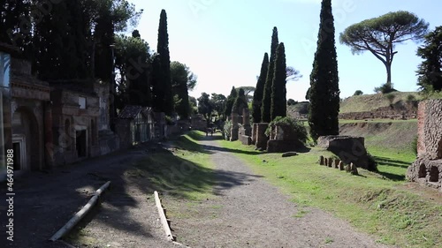 Pompei - Panoramica della Necropoli di Porta Nocera photo