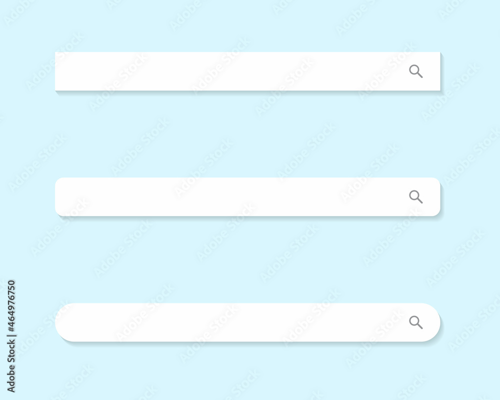 Search Bar, Website Box Icon Vector in Flat Style Search Bar, Website Box Icon Vector in Flat Style