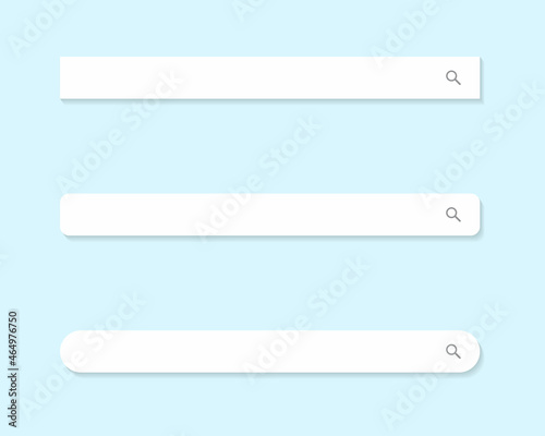 Search Bar, Website Box Icon Vector in Flat Style