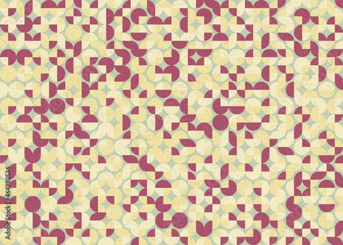 Abstract Geometric Pattern generative computational art illustration