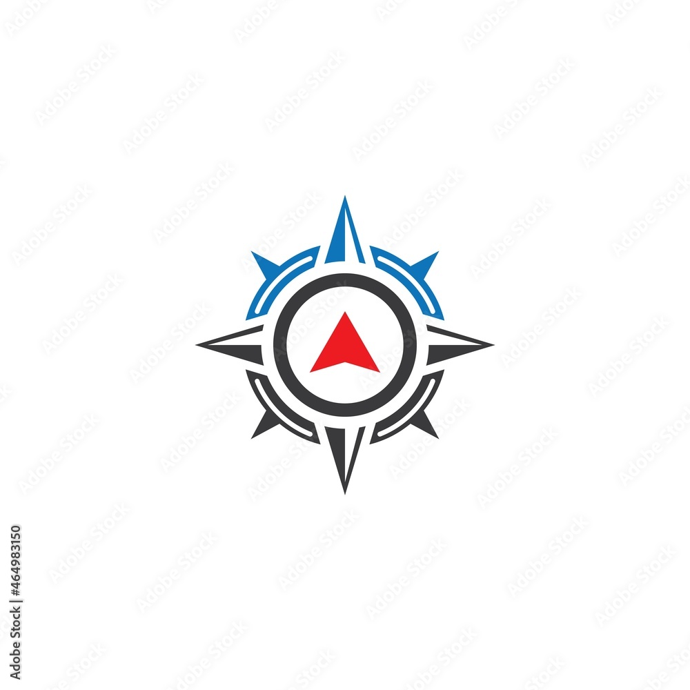 Compass illustration vector design Compass illustration vector design