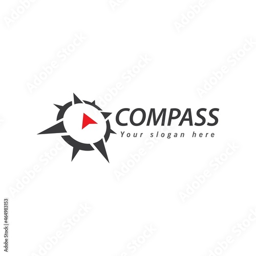 Compass illustration vector design