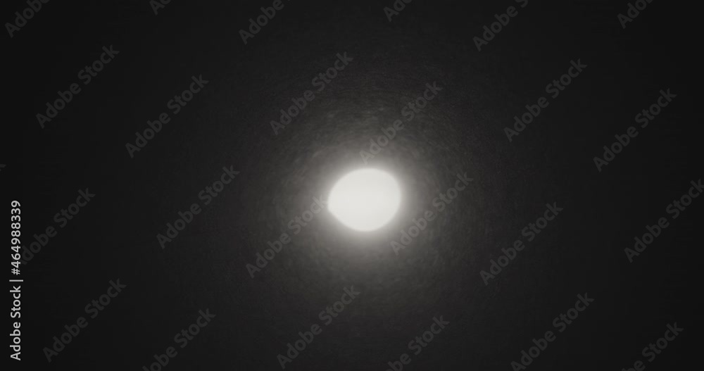 Camera movement in long illuminated tunnel with light at the end Camera movement in long illuminated tunnel with light at the end