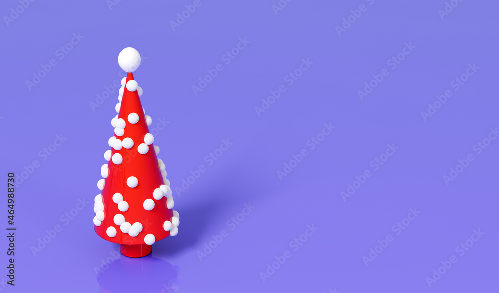 Christmas tree modern decoration background