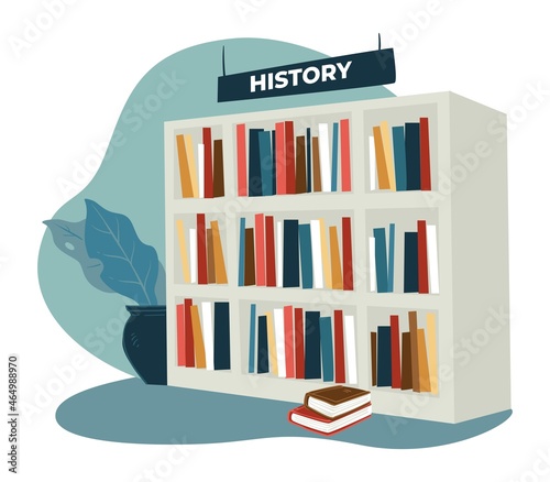 Bookstore with assortment of books and publication