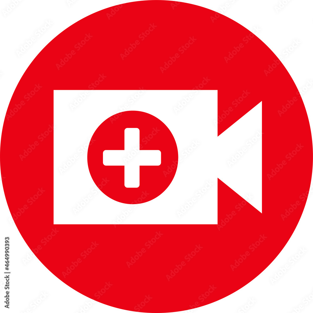 Obraz premium video camera icon sign design