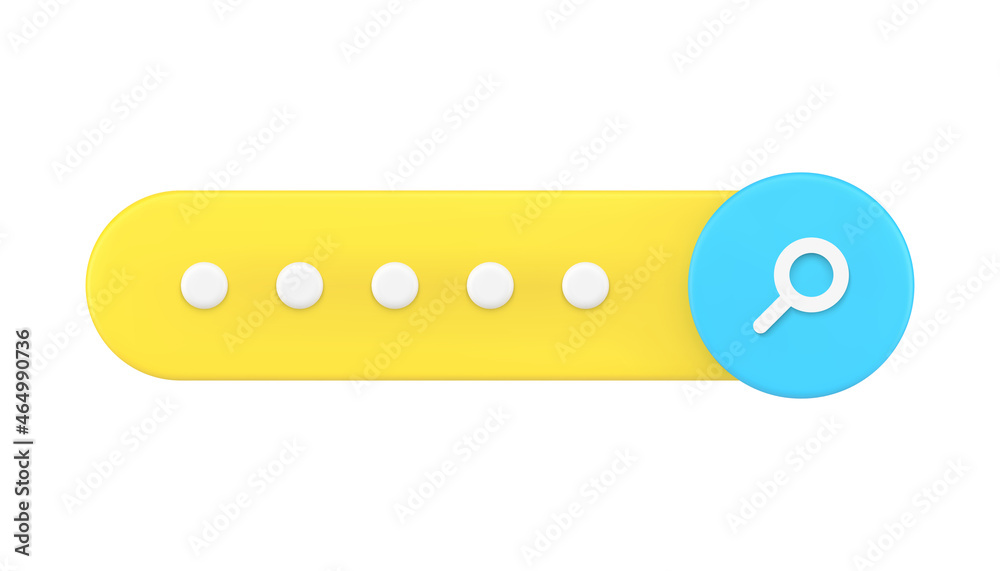 Search bar 3d icon vector illustration vector illustration Search bar 3d icon vector illustration vector illustration