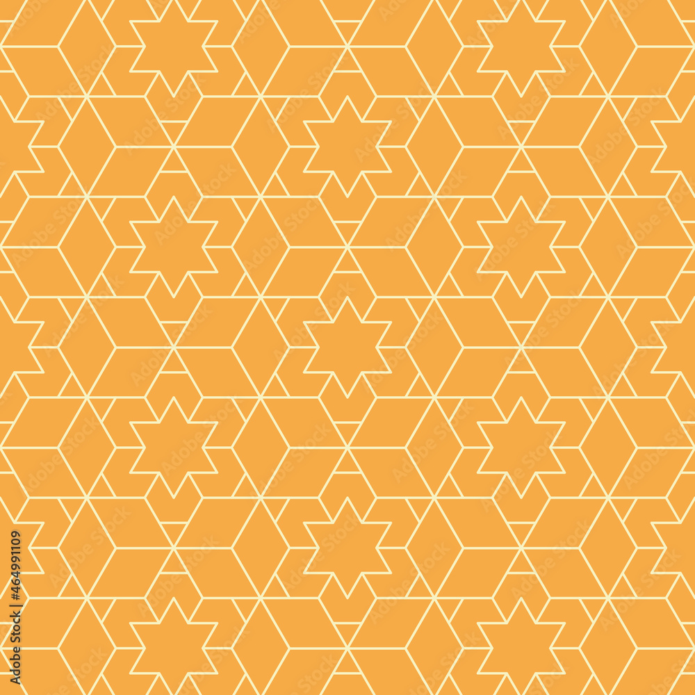 Hexagon art seamless pattern background. Hexagon art seamless pattern background.
