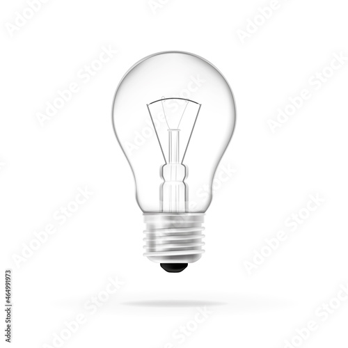 Electric lamp. Vector template Sample