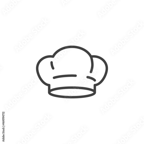Chef hat line icon