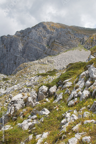 Panoramic view of the peak of Monte Terminillo in the summer season