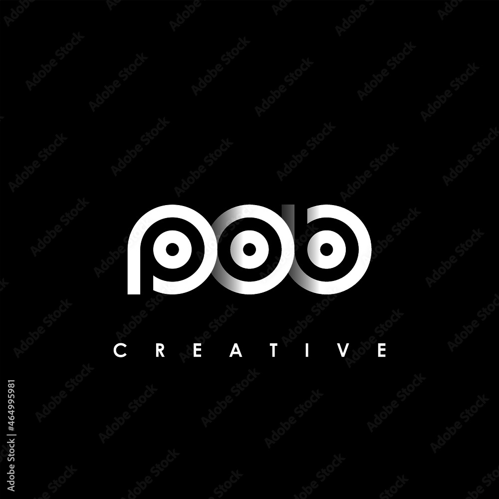 POB Letter Initial Logo Design Template Vector Illustration POB Letter Initial Logo Design Template Vector Illustration