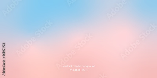 Vector abstract colorful background blurred gradient pastel colors palette for wallpaper. Soft gradient in peach, nude and pink