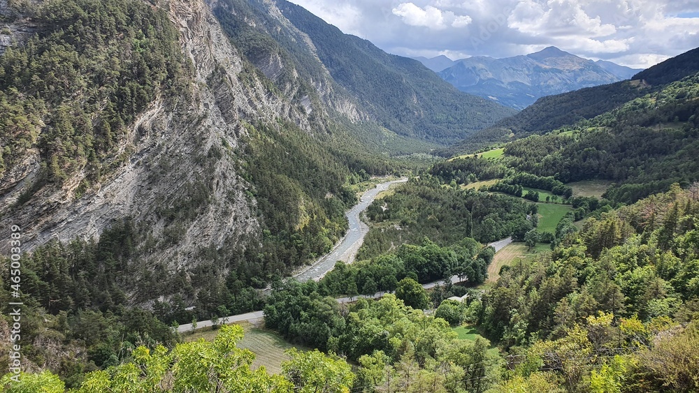 river in the haute provence mountains river in the haute provence mountains
