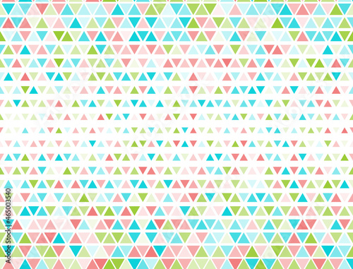 Trippy triangles halftone design. Fade triangular structure cover background. Pixel