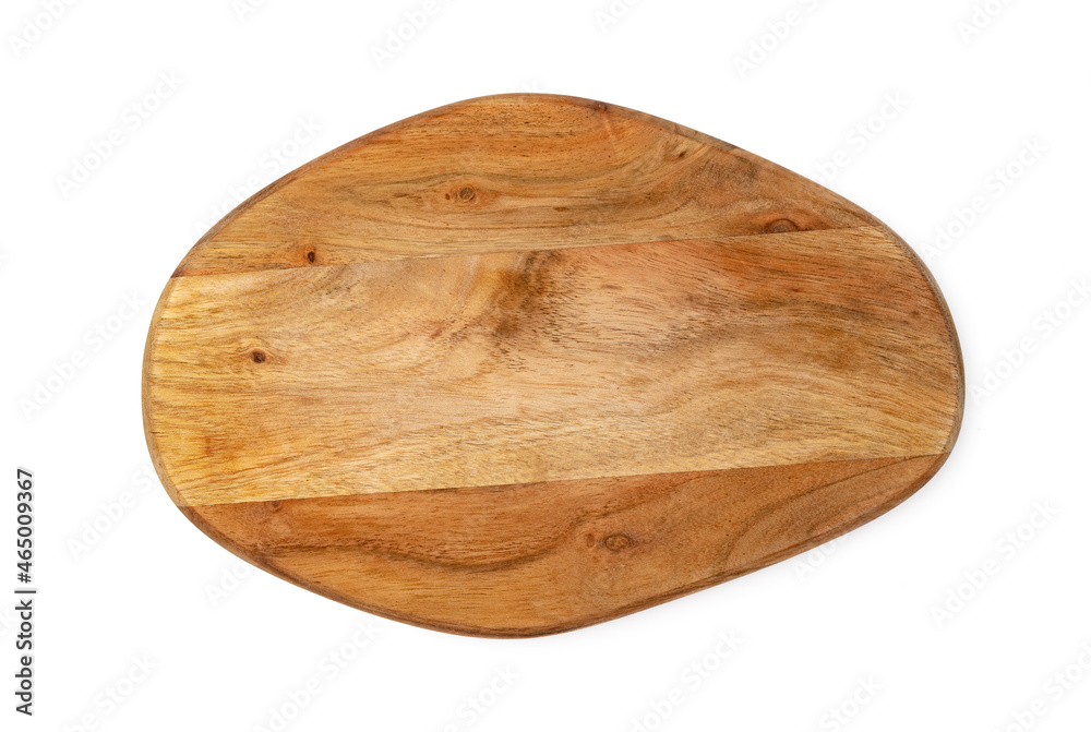 Wooden cutting board on a white background Wooden cutting board on a white background