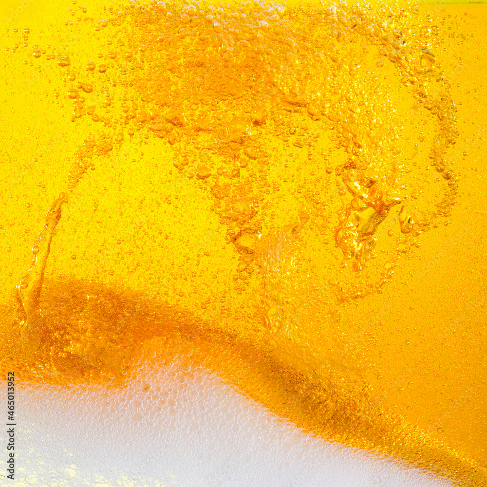 Obraz premium Beer bubbles