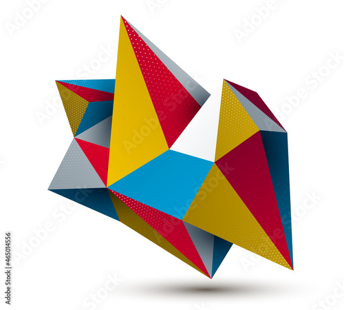Low poly abstract form isolated on white, vector future shape design polygonal art, dimensional geometric dynamic tech theme, with mesh lines. Free Download Low poly abstract form isolated on white, vector future shape design polygonal art, dimensional geometric dynamic tech theme, with mesh lines. - GFXLoad
