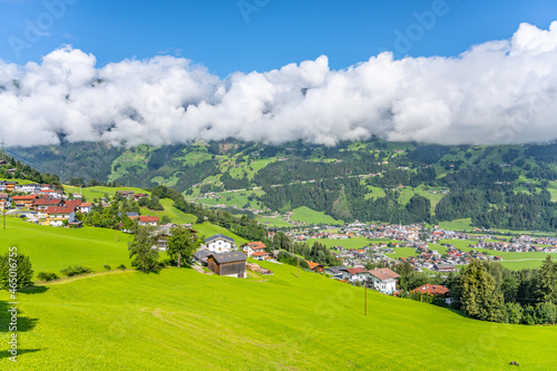 Zell am Ziller village in Zillertal