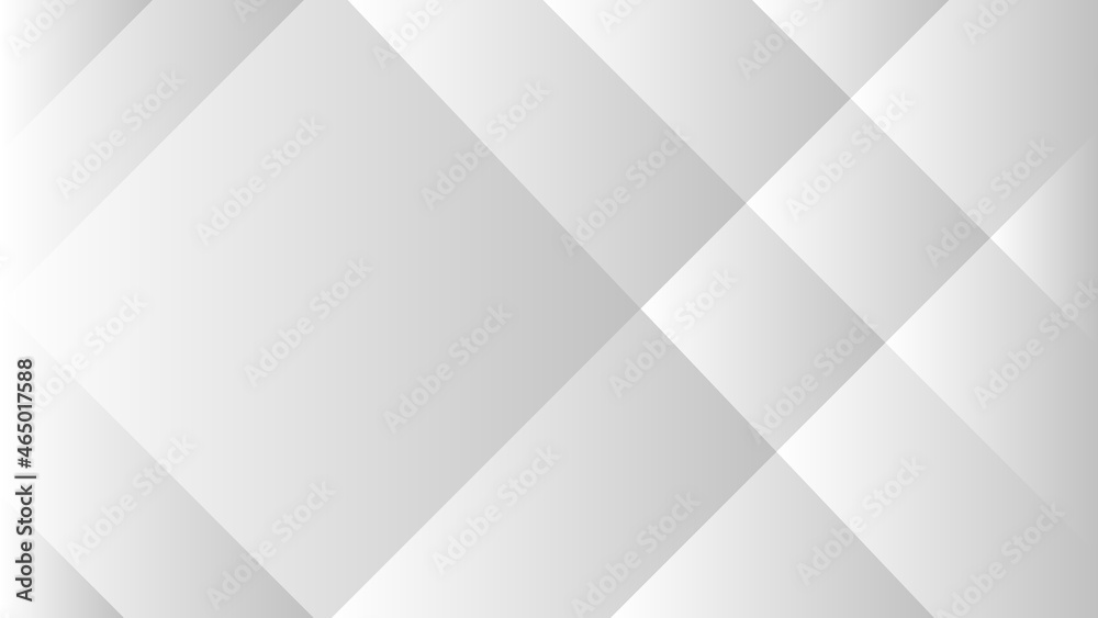 Fototapeta premium abstract modern white and grey gradient geometric pattern background