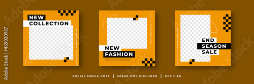 fashion sale social media post template