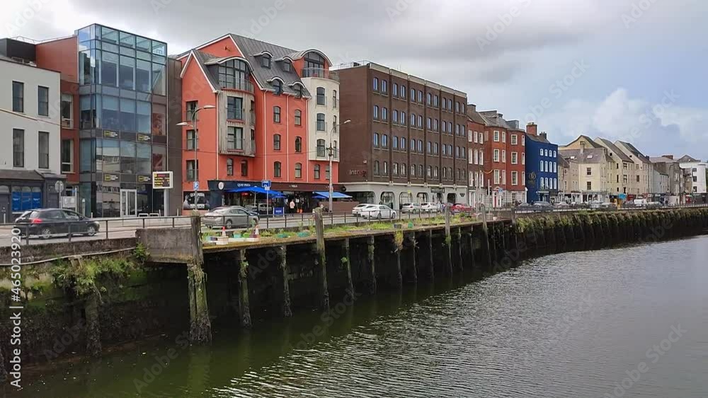 Cork – Panoramica del fiume Lee da Trinity Bridge Cork – Panoramica del fiume Lee da Trinity Bridge