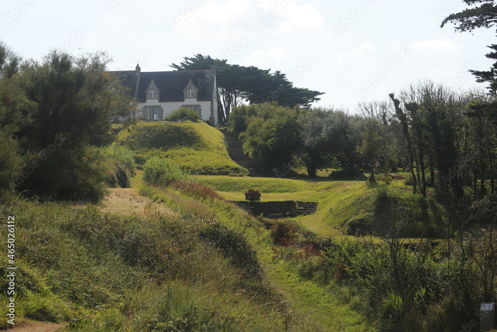 Naklejka premium église de Villeneuve Lembron, Auvergne