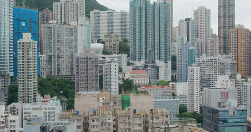 Hong Kong business district