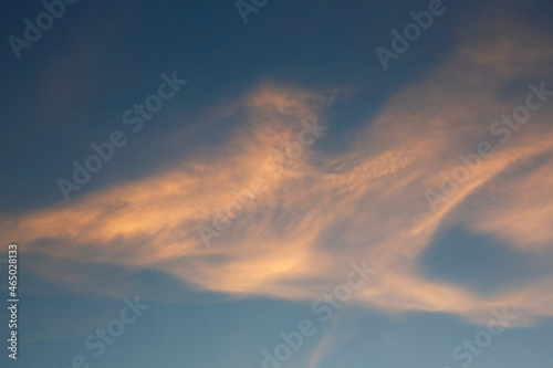 Heavenly abstract background with pink clouds