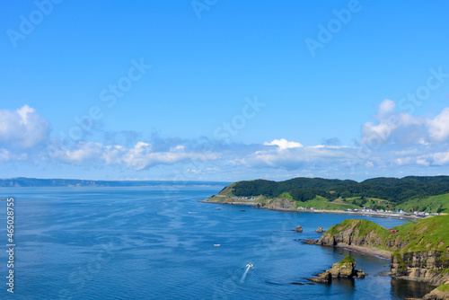 北海道 東部 厚岸のあやめケ原からの展望 