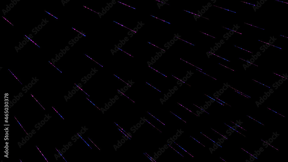 falling pink stars 8k. space background with small particles Stock