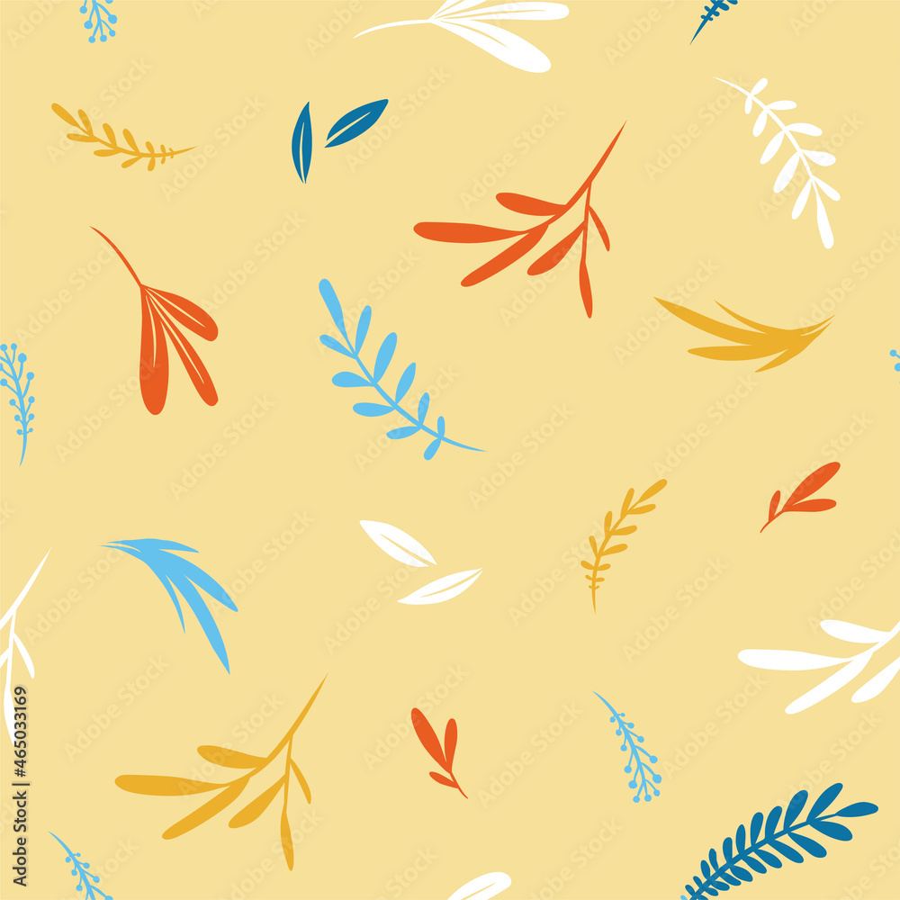 seamless patterns very leaves soft color print seamless patterns very leaves soft color print