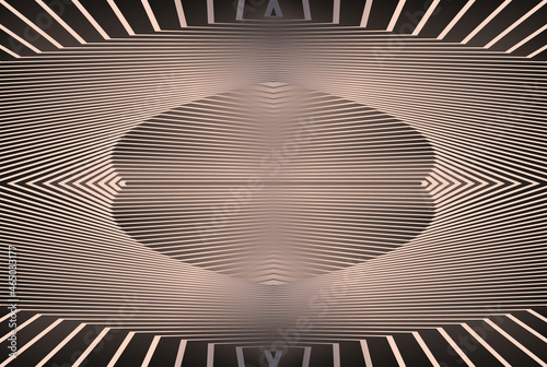 core geometrical abstract background in ivory black shades