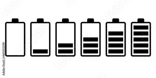 電池の減り具合を示すイラスト