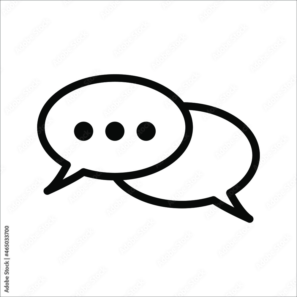 messaging and conversation icon, can use on mobile application, website and any other. vector illustration isolated on white background messaging and conversation icon, can use on mobile application, website and any other. vector illustration isolated on white background