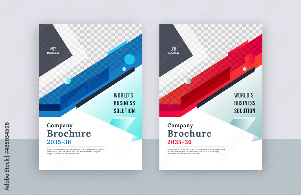 Modern Brochure Cover Template Design