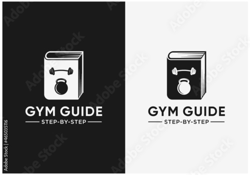 illustration gym guide logo inspirations