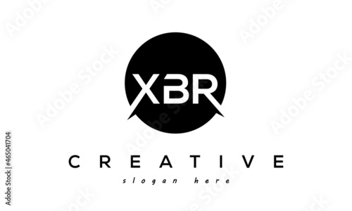 XBR creative circle letters logo design victor photo