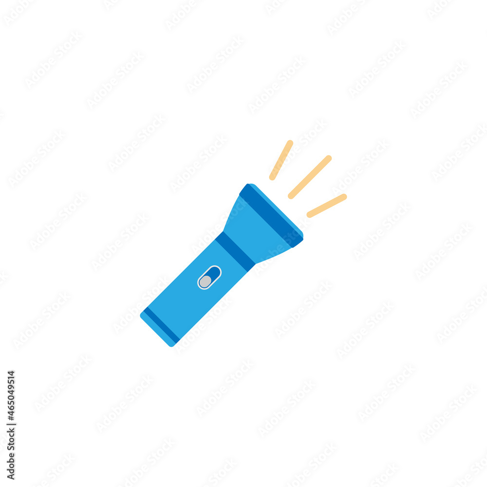 Flashlight icon design template vector isolated illustration Flashlight icon design template vector isolated illustration