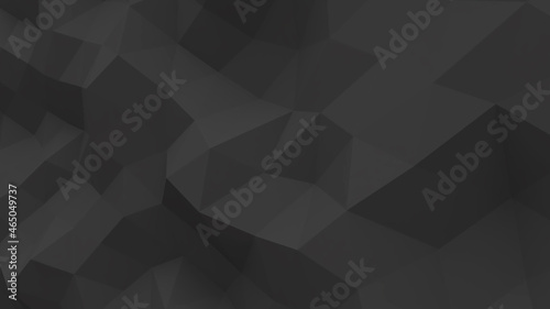 Abstract background black triangle,geometric background,3d rendering © oselote