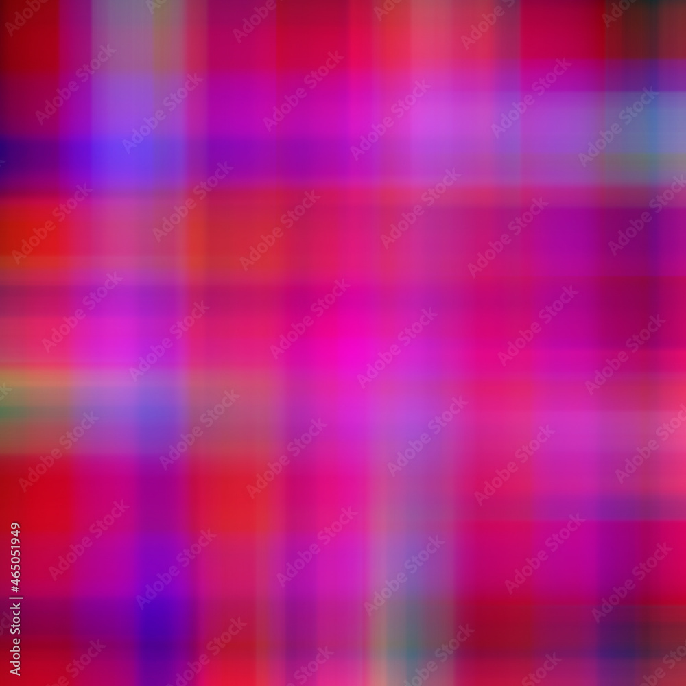 Abstract square multicolored background of blurred vertical and horizontal crossed lines in pink tone