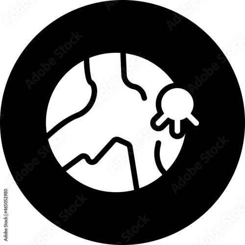 epidemic glyph icon