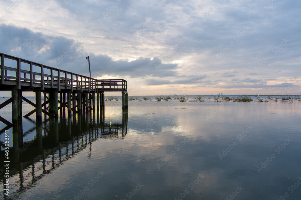 Obraz premium Mobile Bay sunset 