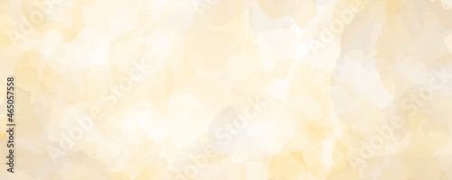 Vector watercolor yellow texture for cards. Hand drawn vector texture. Pastel color watercolour banner. Splashes. Template for design.